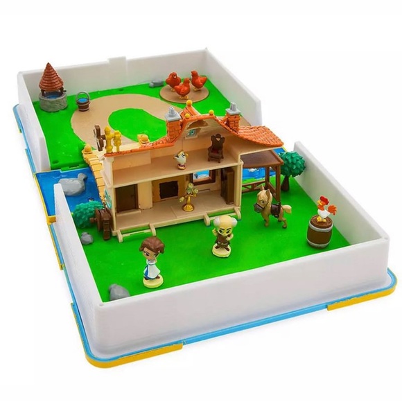 Disney Parks Beauty & Beast Princess Belle Storybook Castle Playset NEW - Picture 2 of 5